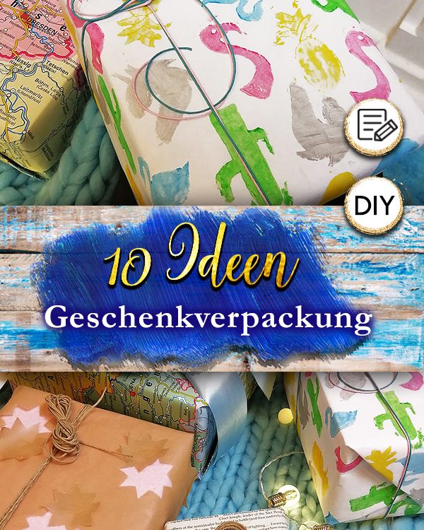 Geschenkpapier-Alternativen aus fast alltäglichen Materialien selber machen! Hier findest du Ideen für Geschenk-Verpackungen die nicht nur an Weihnachten nützlich sind, sondern auch für Geschenke zum Geburtstag, Hochzeit, u.v.m. abgewandelt werden können.