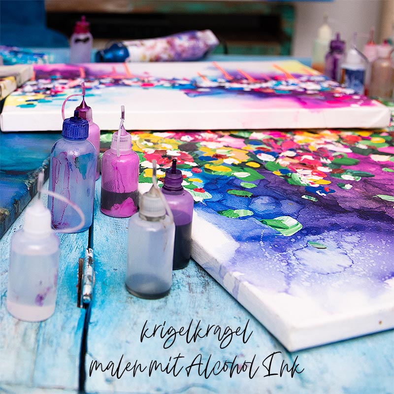 Alles was du zum Malen lernem mit Alcohol Ink wissen musst