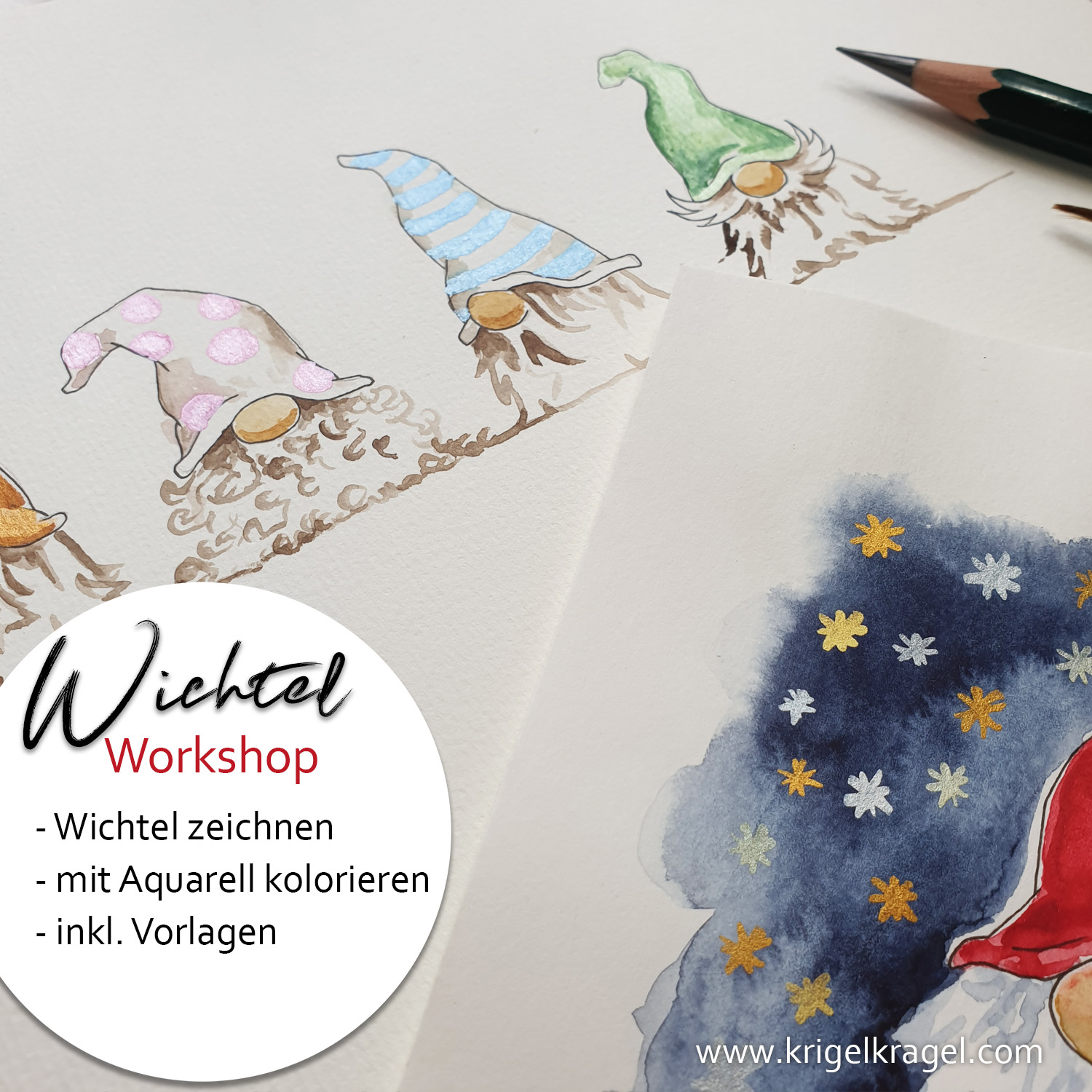 Wichtel Zeichnen Workshop Desiree Delage