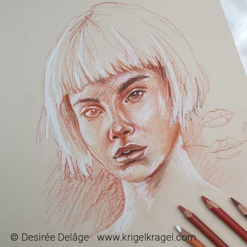 Zeichnen lernen gesichter Desiree Delage Zeichenschule online kurs